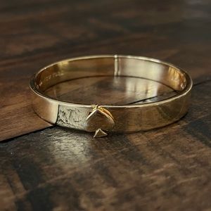 Kate Spade Gold Hinge Bracelet Live Colorfully